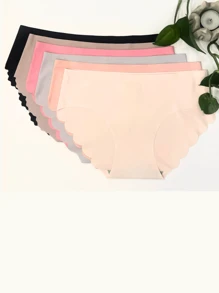 6 Pcs Invisible Women's Panties - Multicolor - View 2