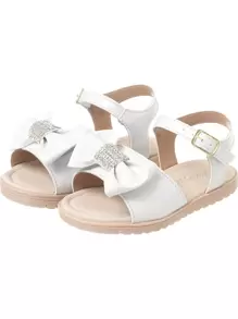 Kids Flat Sandals - trắng - Xem 4