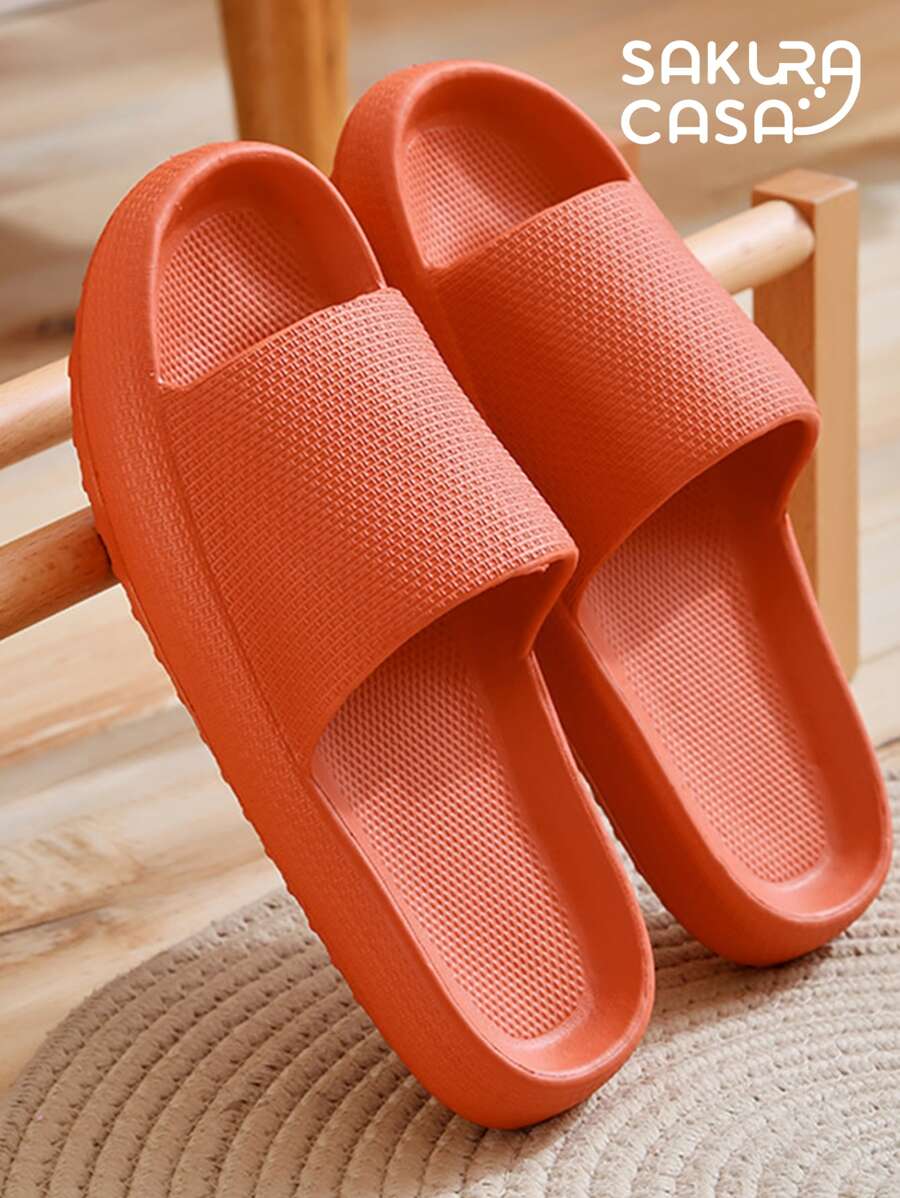 Non-Slip Foam Eva Sponch Flip Flop Sandal For Bathroom - 橘色 - 查看 1