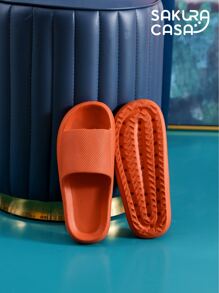 Non-Slip Foam Eva Sponch Flip Flop Sandal For Bathroom - 橘色 - 查看 3