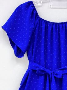 olinka modas Plus Size Dresses - Royal Blue - View 2