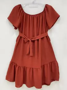 olinka modas Plus Size Dresses - 亮橙色 - 查看 1