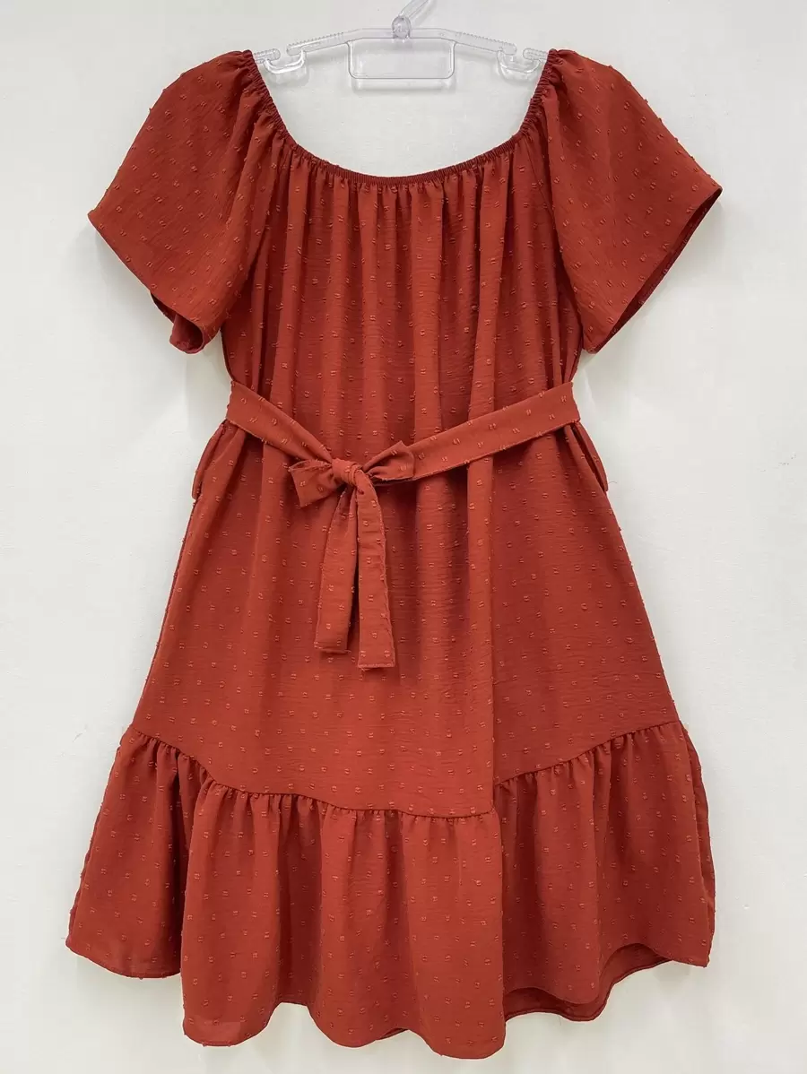 olinka modas Plus Size Dresses - 亮橙色 - 查看 1