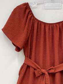 olinka modas Plus Size Dresses - 亮橙色 - 查看 2