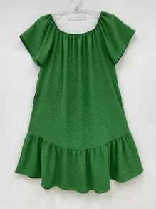 olinka modas Plus Size Dresses - Verde - Ver 3