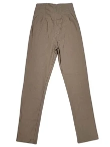 Women's Pleated Pants - Camel - View 3