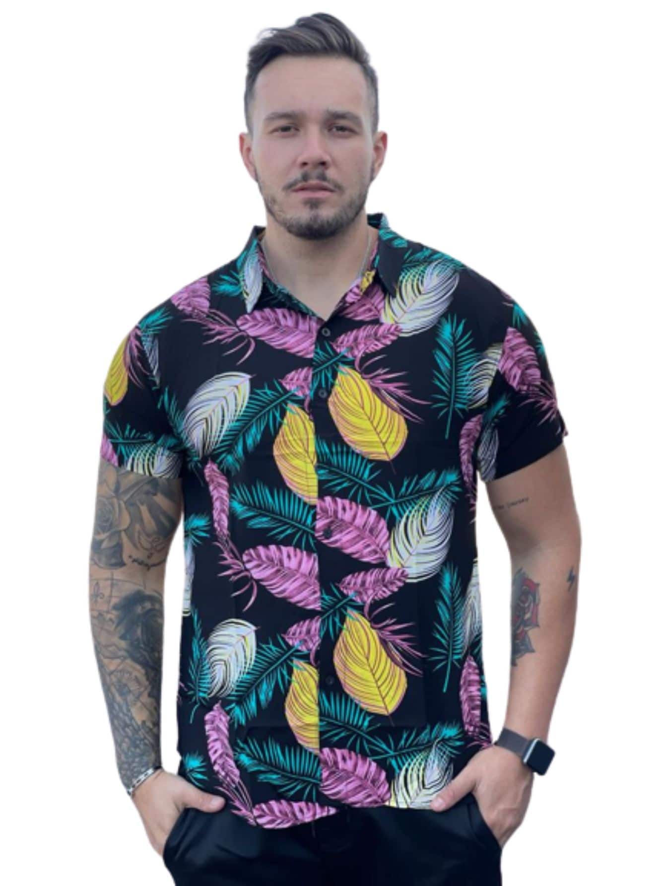 Men Shirts - 彩色 - 查看 1