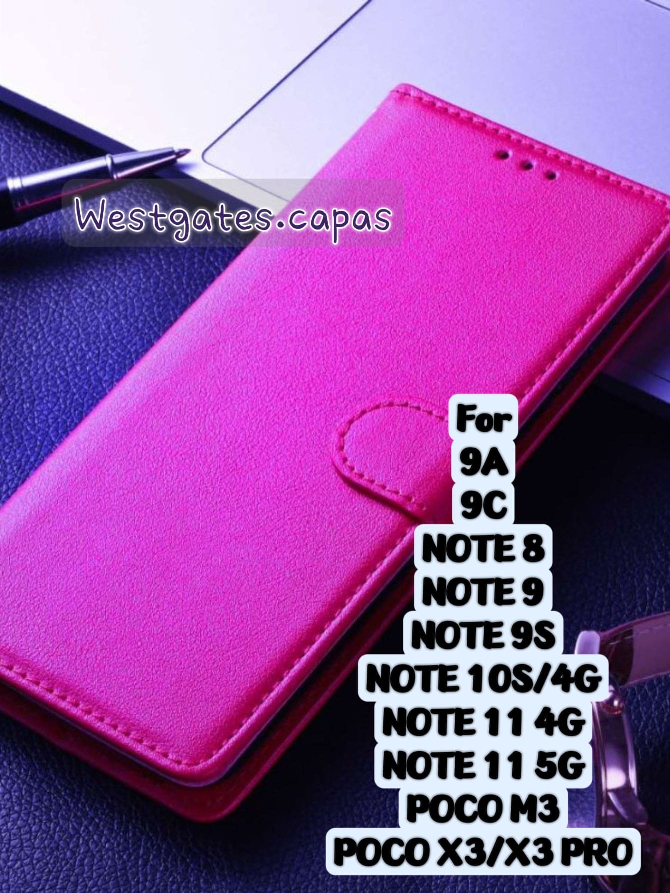 Phone Cases - Hot Pink - View 1