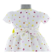 Vestido para Niña Blanco 3402 Tallas 0 a 5 Años - Blanco - Ver 5