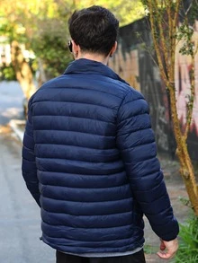 Men Winter Coats - 藏蓝色 - 查看 5