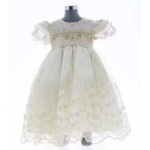 Vestido para Niña Beige de Bautizo 3400 Tallas 0 a 2 Años - Beis - Ver 3