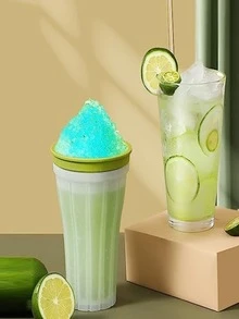 Cup DIY Smoothie Cup For Making Ice Cream Summer Spill Proof Smoothie Cup Cooling Cup - 彩色 - 查看 3