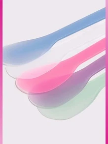 5 Stücke mehrfarbig, Gesichtscreme-Make-up-Werkzeug, Maskenstift, Maskenschaber, Make-up-Werkzeug, Rührlöffel zum Mischen und Probieren