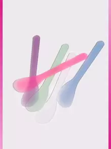 5 Stücke mehrfarbig, Gesichtscreme-Make-up-Werkzeug, Maskenstift, Maskenschaber, Make-up-Werkzeug, Rührlöffel zum Mischen und Probieren