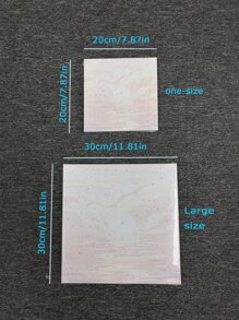 成人入门级数码油画，20x20英寸/30x30英寸画布，包含2支画笔、丙烯颜料、花卉和风景图案 - 灰色 - 查看 6