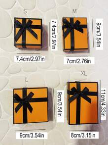 Hộp quà trang trí nơ 12 chiếc - trái cam - Xem 2
