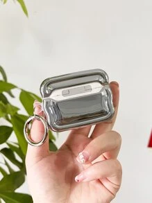 Vỏ bảo vệ Airpods Pro Wave mạ điện - Bạc - Xem 2
