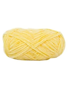 DUWEN 2mm Chenille Yarn Edelweiss No. 2 DIY Hand-Knitted For Baby Doll Sweater