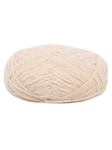 DUWEN 1pc 2mm Chenille Yarn Velvet Yarn Edelweiss No. 2 DIY Hand-Knitted For Baby Doll Sweater