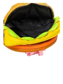 Mochila De Gran Capacidad Con Forma De Hamburguesa A La Moda, Mochila De Viaje, Mochilas, Mochila Para Ordenador Portátil, Mochila Escolar, Mochila Para Mujer, Bolso Novedoso Para Mujer, Niña, Mamá, Madre, Novia, Regalo Para Mujer - Amarillo - Ver 3