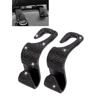 1 Miếng Móc xe Với Kim cương Đồ trang trí , Creative Ghế sau Cái móc Đối với Ô tô/xe hơi Sử dụng