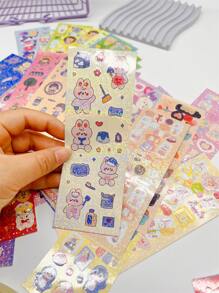 10入組隨機卡通貼紙 - 彩色 - 查看 8