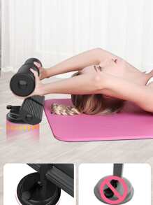 1入組仰臥起坐輔助裝置、吸力腹部訓練器、家用雙桿靜音力量訓練器材 - 黑色 - 查看 7