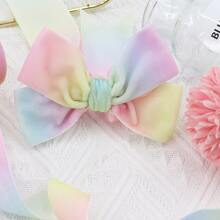 1入組3m長度漸層滌綸歐根紗緞帶適用於禮品包裝,小氣球裝飾用品和DIY製作 - 彩色 - 查看 5