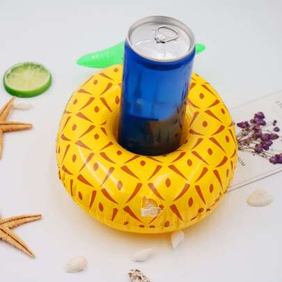 1入組鳳梨形狀水池漂浮杯墊