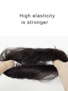 短小波浪合成纖維頭髮髻