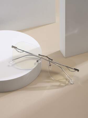 1 件无框眼镜（带链）