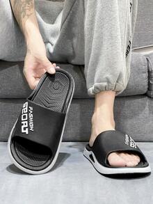 男士室內拖鞋 - 黑色 - 查看 4