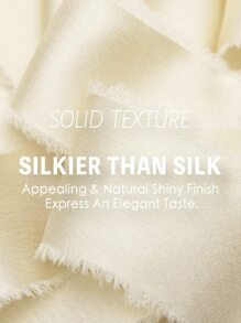 1pc/2pcs - DIY Handmade 1-1/2" X 5 Yards Silk Satin Ribbon Gift Wrapping Ribbon, Handmade Frayed Edge Ribbon For Wedding Invitation, Bridal Bouquet, Gift Packaging, DIY Crafts, Bow Making - Beige - View 4