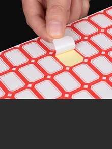 Self-adhesive No-dry Sticker Labels For Notebook, Hand Account Labels, Handwritten Price Tag And Sign Label For Stationery And Office Supplies - Blue - View 5