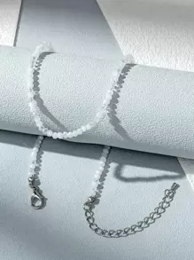 1 件多色种子串珠项链（珠子随机排列）