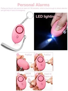 9 cái Phụ nữ Pom Pom & Chủ thẻ Móc khóa thời trang quyến rũ để trang trí chìa khóa - Màu Hồng baby - Xem 3