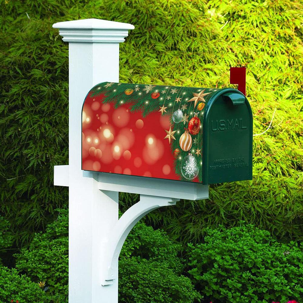 1pc Christmas Mailbox Cover Spring Summer Fall Winter Mailbox Covers Decor