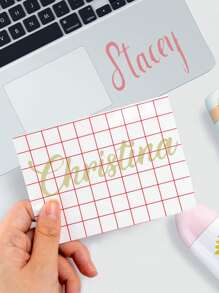 1 Roll Transparent Vinyl Transfer Tape With Grid For Alignment, Adhesive Transfer Paper For Silhouette Vinyl Stickers, Decals, Windows, Signs, 12 Inches X 30 Feet - Red - View 3