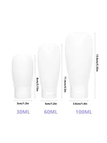 30/60/100ml乳液分配瓶，旅行储物瓶，便携式配件储物瓶