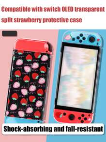 Funda blanda de TPU con pintura de degradado azul compatible con nueva consola, cobertura protectora completa desmontable