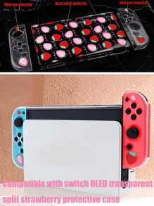 Funda blanda de TPU con pintura de degradado azul compatible con nueva consola, cobertura protectora completa desmontable