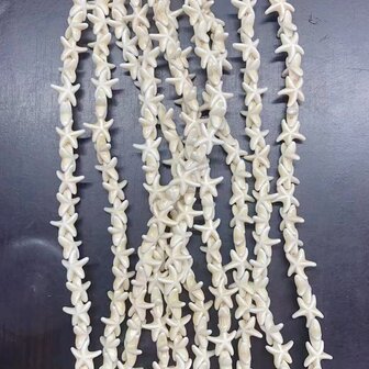 1股合成纖維綠松石色海星珠子細繩(大約37珠子),合適的適用於珠寶製作