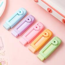 Kem Màu sắc Đẩy-kéo Cục tẩy , Ngoại hình đẹp , Lau sạch , Không dấu vết , , Bức tranh Cục tẩy 1 Miếng - Màu tím - Xem 3