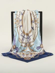 1 dây chuyền thời trang họa tiết khăn vuông Bandana - Nhiều màu - Xem 2