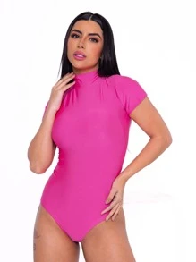 Women Bodysuits - Pink - View 4