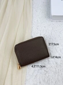 1 túi đựng thẻ màu nâu Túi đựng thẻ Túi đựng thẻ Ví nhỏ Khóa kéo hai lớp Tiền xu cho nam và mua sắm hàng ngày Chuyến đi học Thẻ nhẹ di động Thẻ căn cước Công nhân viên chức cho nam Ngày lễ Kỷ niệm Quà tặng sinh nhật Phụ kiện quà tặng Quà tặng Quà tặng cho giáo viên Giá đỡ thẻ thông thường Giá đỡ thẻ Ví Giá đỡ danh thiếp Giá đỡ thẻ tín dụng Giá đỡ thẻ cho phụ nữ Ví dành cho phụ nữ Ví mini Ví đựng thẻ Ví - màu nâu - Xem 4