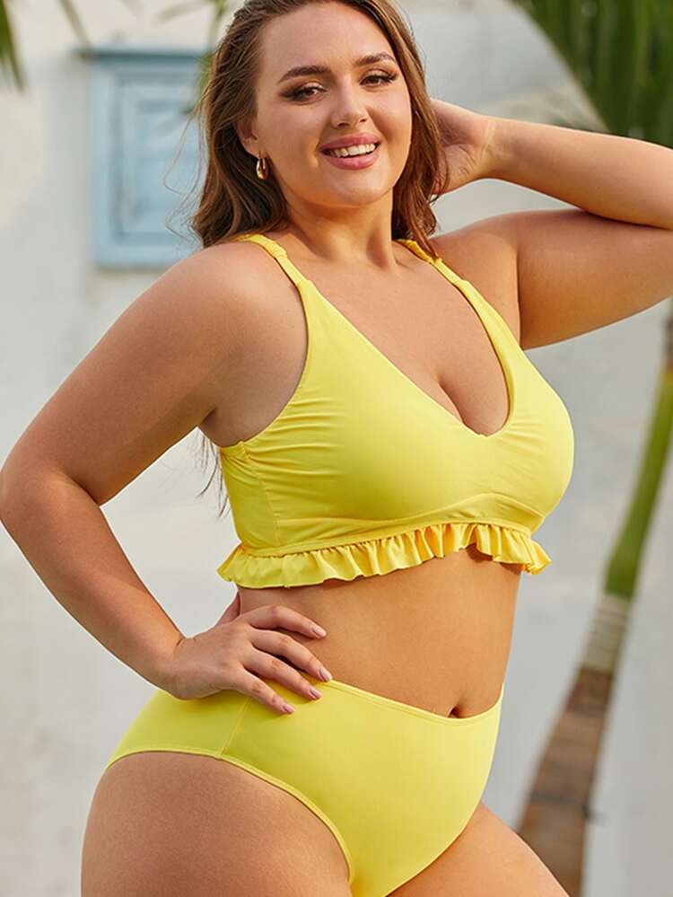 Costume da bagno due pezzi nero YERO & DESNA CHAINY | Banana Moon