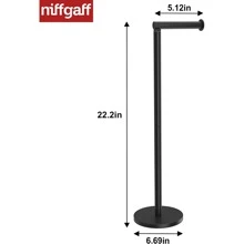 黑色立式卫生纸架，不锈钢纸巾收纳架可容纳 5 卷，现代且防锈，浴室纸巾架，家居用品，桌子，家居装饰，家居组织和收纳，房间装饰，卧室房间装饰，厨房配件，厨房工具，厨房收纳架，旅行，家庭厨房卧室客厅餐厅节日，家居装饰配件，装饰盒，女性婚礼礼物，夏季旅行节日必备品