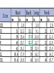 1入組心形寵物背心 - 彩色 - 查看 5
