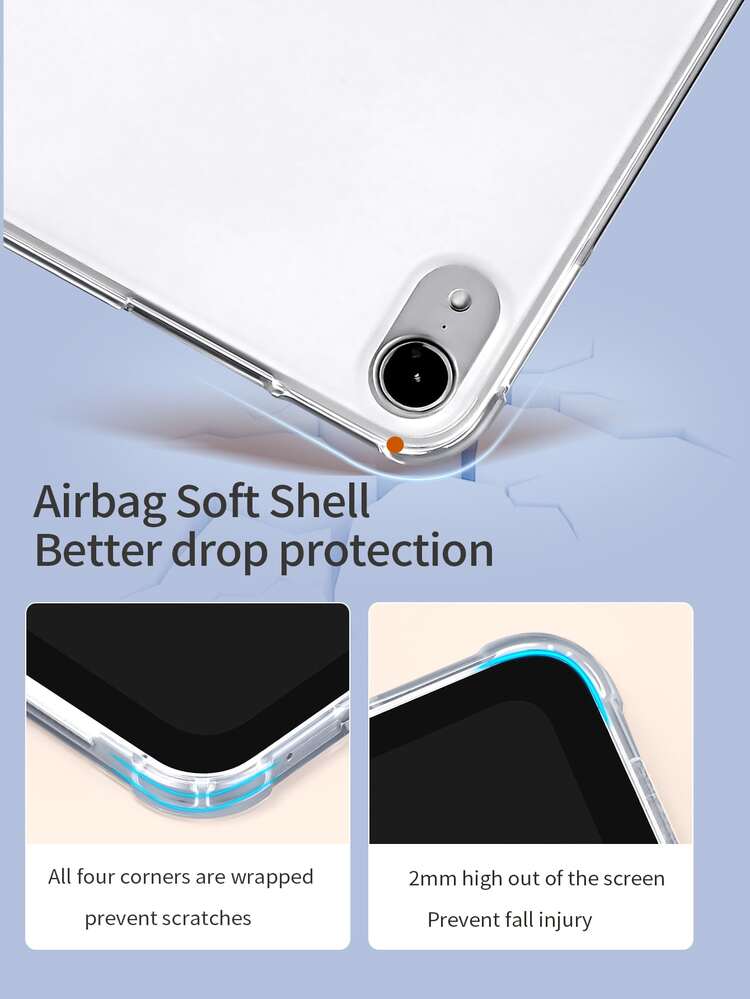 מארז Color Block תואם ל-IPad עם מחזיק עט, תומך במכסה אוטומטי של שינה/התעוררות - ריבוי צבעים - ראה 4